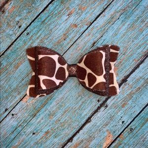 Hair bows, handmade.